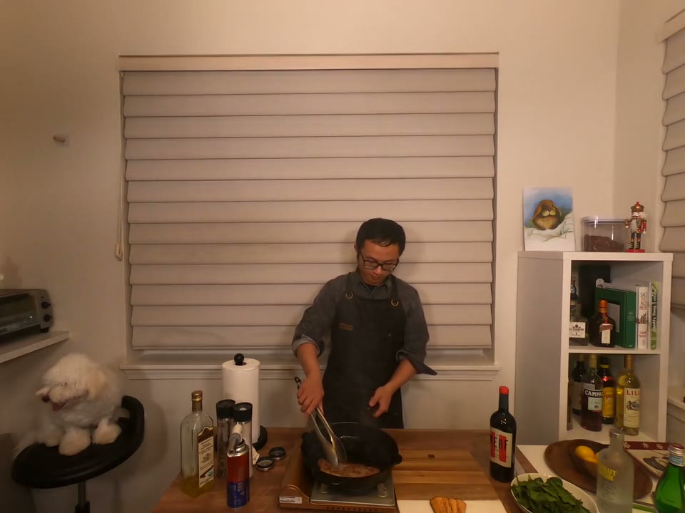 Sear steak scene
